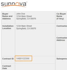 Sunnova Agreement